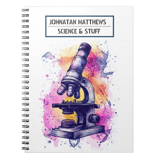 Science Spiral Photo notebook ノートブック (正面)