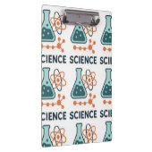 Science Subject Sticker - Flask, Molects & Atom クリップボード (右)