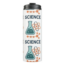 Science Subject Sticker - Flask, Molects & Atom