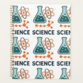 Science Subject Sticker - Flask, Molects & Atom プランナー手帳 (正面)