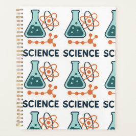 Science Subject Sticker - Flask, Molects & Atom プランナー手帳