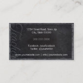 Science Teacher 名刺 (裏面)