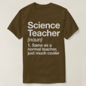 Science Teacher Definition Funny Back To School Fi Tシャツ (デザイン正面)