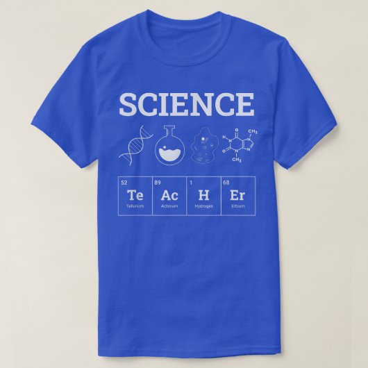 Science Teacher Periodically Chemistry Physics Stu Tシャツ (デザイン正面)