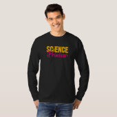 Science Teacher Princess Chemistry Educator Back T Tシャツ (正面フル)
