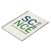 Science Teacher Typography Design ノートブック (左側)