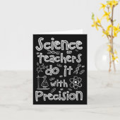 Science Teachers Do It With Precision カード (黄色い花)