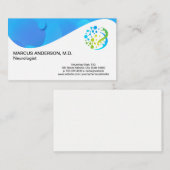 Science Techロゴ | QRコードのカスタム 名刺 (正面/裏面)