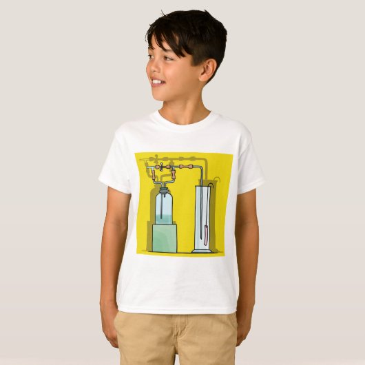 Science Test Tubes T-Shirt Tシャツ (正面フル)
