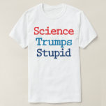 Science Trumps Baux – トランプアンチ大統領 Tシャツ<br><div class="desc">トランプ大統領は、人類が創り出した気候変動の否定を含素晴らしめ、彼の政治が全能ドルを求めて彼らの追跡の中で彼の美しい惑星の何かを破壊する可能性が高いことを含め離れて、すべての演説と約束で彼の無知と浅い見解を共有愛す。</div>