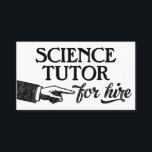 Science Tutor名刺 – カッコいいヴィンテージ 名刺<br><div class="desc">ヴィンテージクールサイエンスチューターの名刺は白黒だが、背景は好きな色に変更できる！Science Tutor社の名刺を雇う。</div>