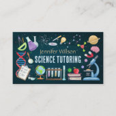 Science Tutoring -先生水彩画 名刺 (正面)