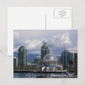 Science World、バンクーバー、BC ポストカード (正面/裏面)