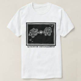 ScienceFrontiersによる量子もつれティー Tシャツ