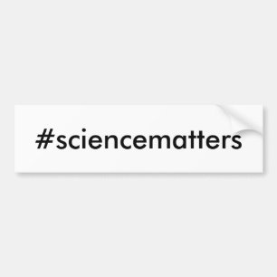 #sciencemattersバンバーステッカー バンパーステッカー