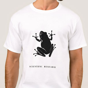 Scientific Research Frog Minimalist Graphic Tシャツ