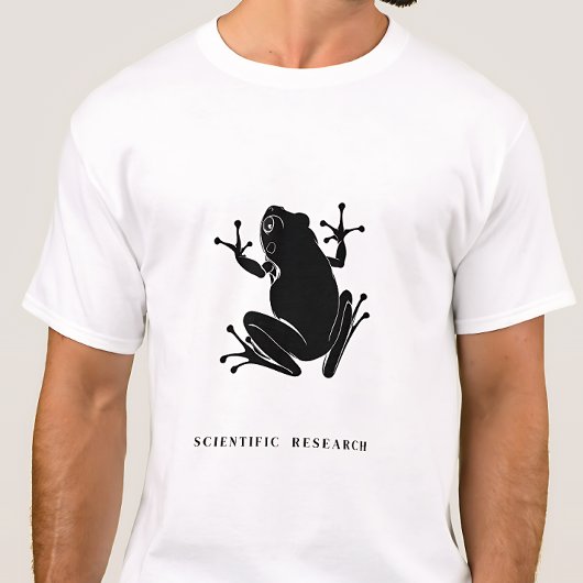 Scientific Research Frog Minimalist Graphic Tシャツ