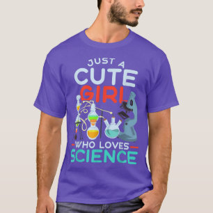 Scientist Chemistry Lab Just Cute Girl That Loves Tシャツ