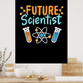 Scientist Gift | Future Scientist ポスター (キッチン)