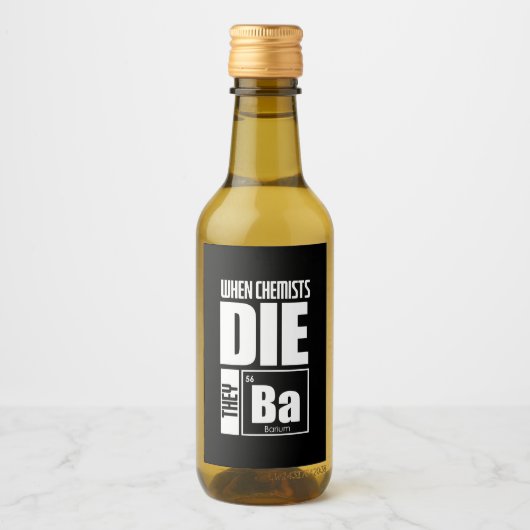 Scientist Gift | Lovely Chemistry ワインラベル (正面)