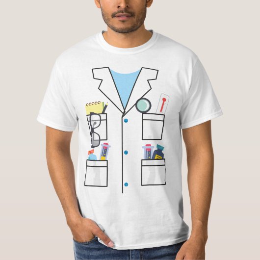Scientist Halloween Costume Cute Chemist Science  Tシャツ (正面)