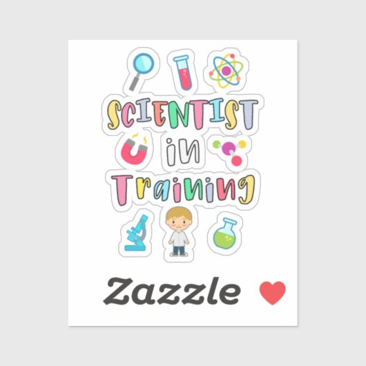 Scientist in Training for Young Scientists シール (シート)