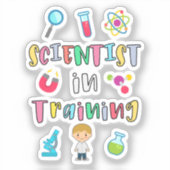 Scientist in Training for Young Scientists シール (正面)
