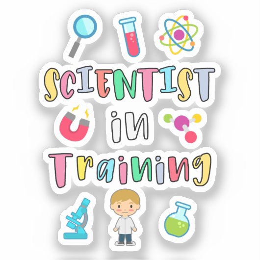 Scientist in Training for Young Scientists シール (正面)