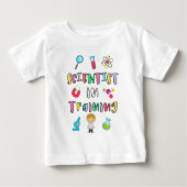 Scientist in Training for Young Scientists ベビーTシャツ (正面)