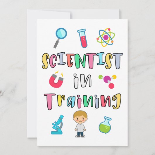 Scientist in Training for Young Scientists 招待状 (正面)