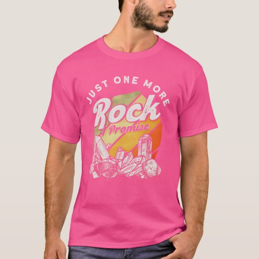 Scientist Rock Collecting Geologist boy Tシャツ (正面)