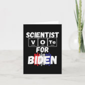 Scientist Vote For Biden  カード (正面)