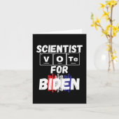 Scientist Vote For Biden  カード (黄色い花)