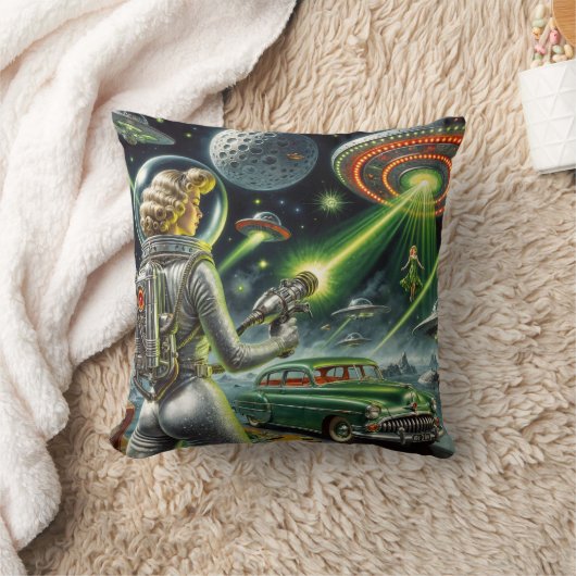 SciFi Pin-Up クッション (ブランケット)