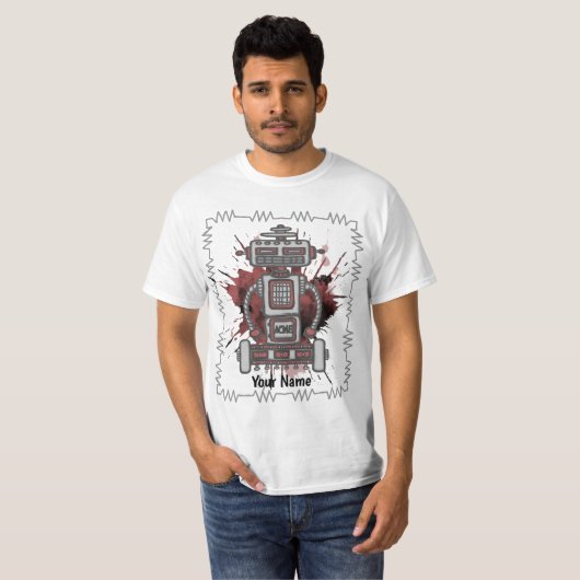 Scifi robot one tシャツ (正面フル)