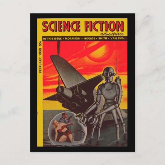 SciFictPulp.09_パルプアート ポストカード (正面)