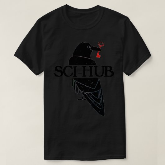 Scihub PhD  Tシャツ (デザイン正面)