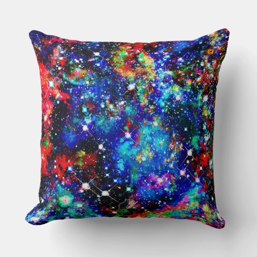 Scintillation Star Field Pillow クッション (正面)