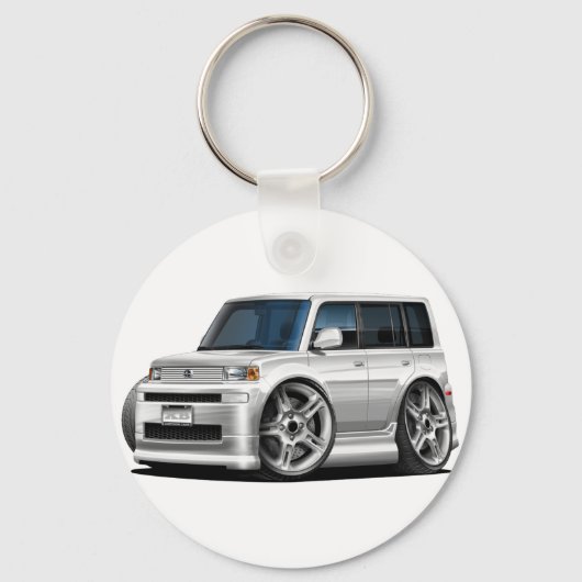 Scion XB White Car キーホルダー (正面)