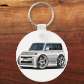 Scion XB White Car キーホルダー (正面)