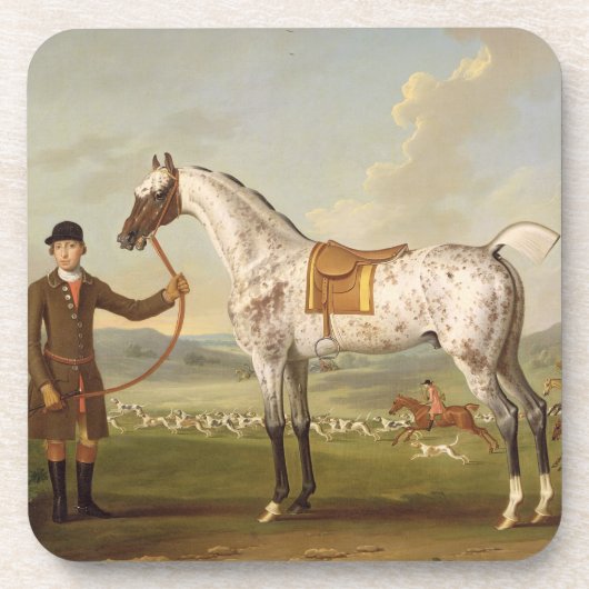 Scipio、Roche's Spotted Hunter、c.1750 (oiの大佐の コースター (正面)