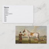 Scipio、Roche's Spotted Hunter、c.1750 (oiの大佐の 名刺 (正面/裏面)