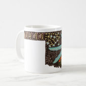 Scissortailオクラホマ コーヒーマグカップ (正面左)