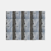 Scituateの古い灯台 フリースブランケット (正面(横))