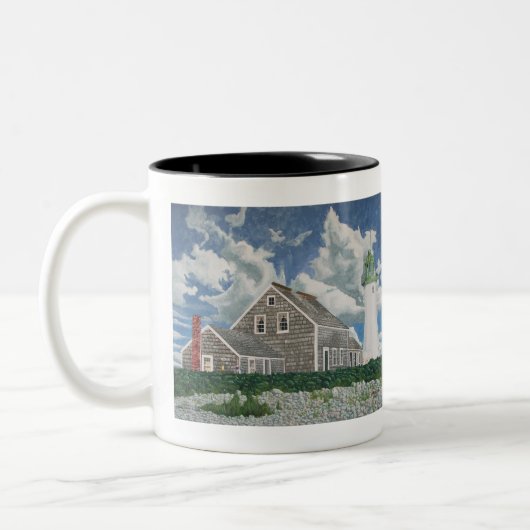 Scituate Lightkeeper's House Mug ツートーンマグカップ (左)