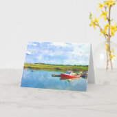 Scitutate Harborグリーティングカード カード (黄色い花)