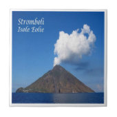 SCL036ストロンボリ，シチリア，イタリア， タイル (正面)