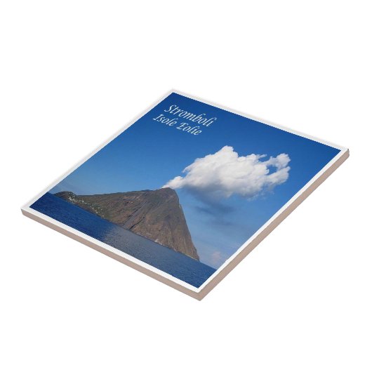 SCL036ストロンボリ，シチリア，イタリア， タイル (側面)