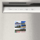 SCL059 TAORMINA、私は愛、モザイクシチリア、冷蔵庫 マグネット (インサイチュ (食洗機))