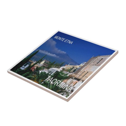 SCL069タオルミーナ、エトナ、シチリア島、 タイル (側面)